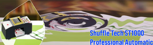Automatic poker card shuffler