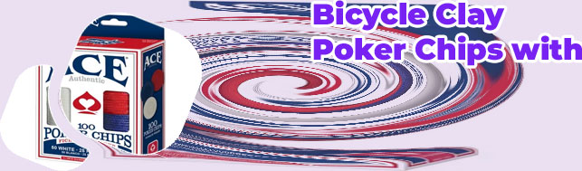 Bicycle clay poker chips