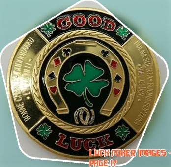 Good luck poker chip