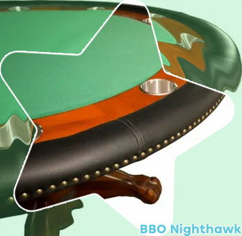 Nighthawk poker table