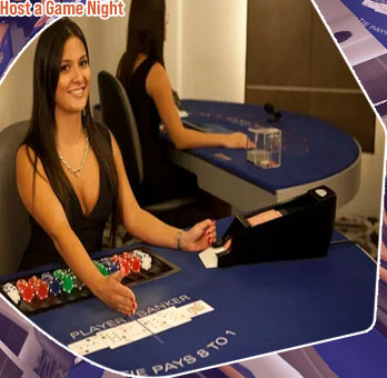 Online poker night with friends