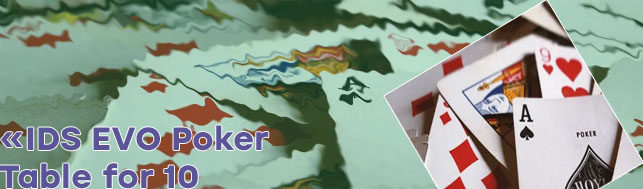 Red poker table