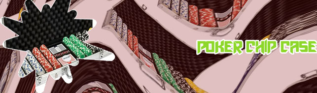 Rolling poker chip case